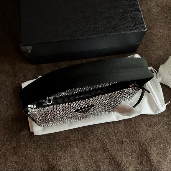 PRADA RE EDITION CRYSTAL HOBO BAG - Picture 6 of 15